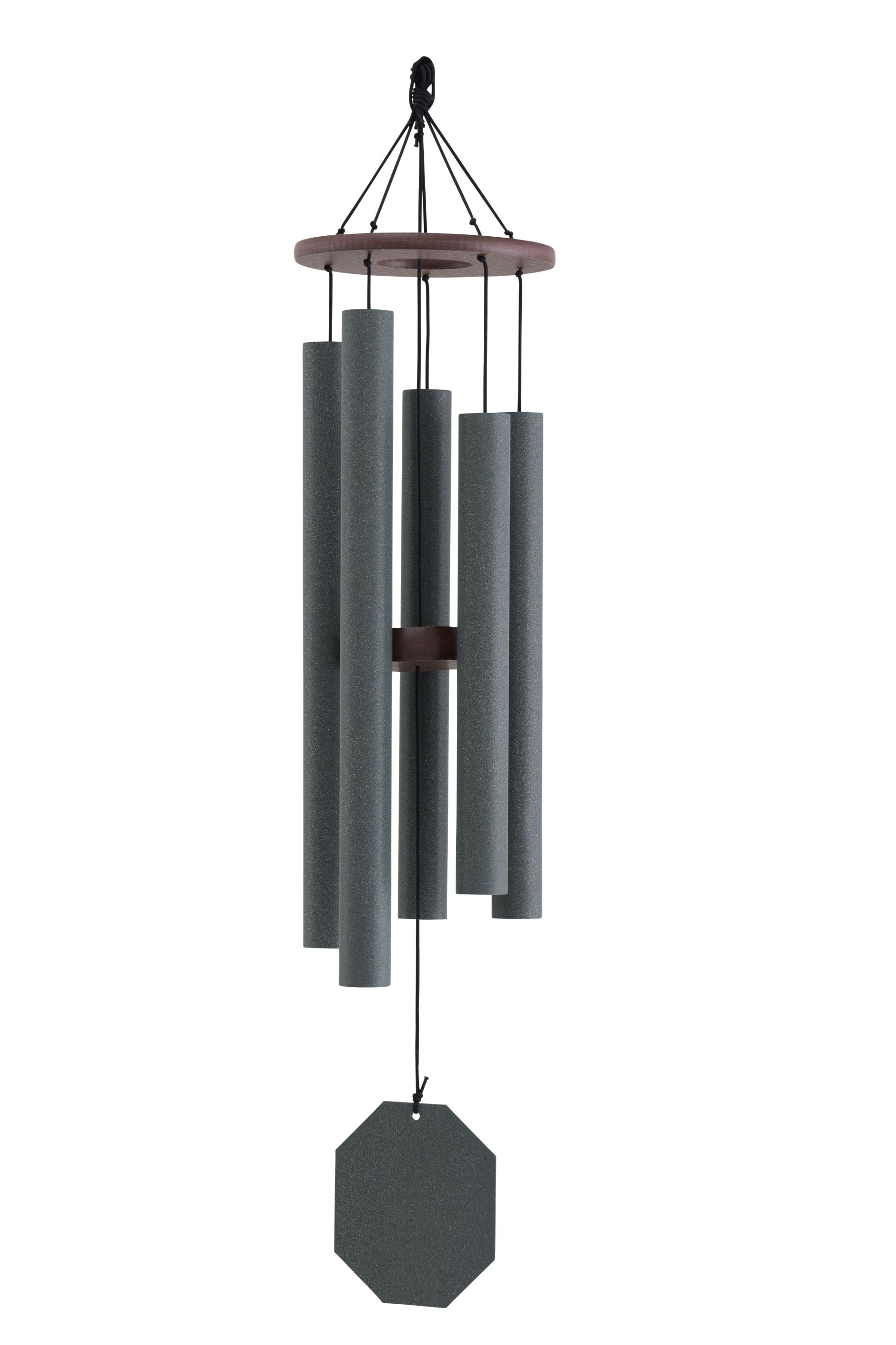 Wind Chime Solar Singer 38 Amish Handcrafted Weathered Bronze Series Solar Singer Wind Chime 38