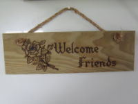 Wooden Welcome Signs